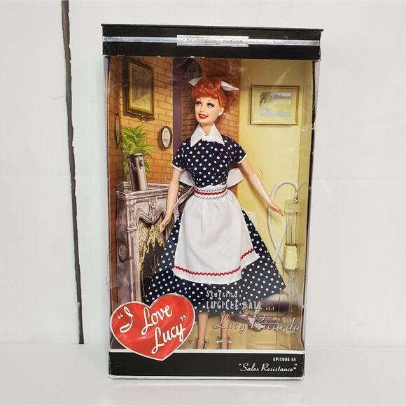 Mattel Sales Resistance I Love Lucy Barbie Doll Collector Edition - Picture 2 of 11